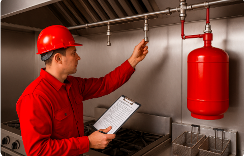Kitchen Hood Fire Suppression